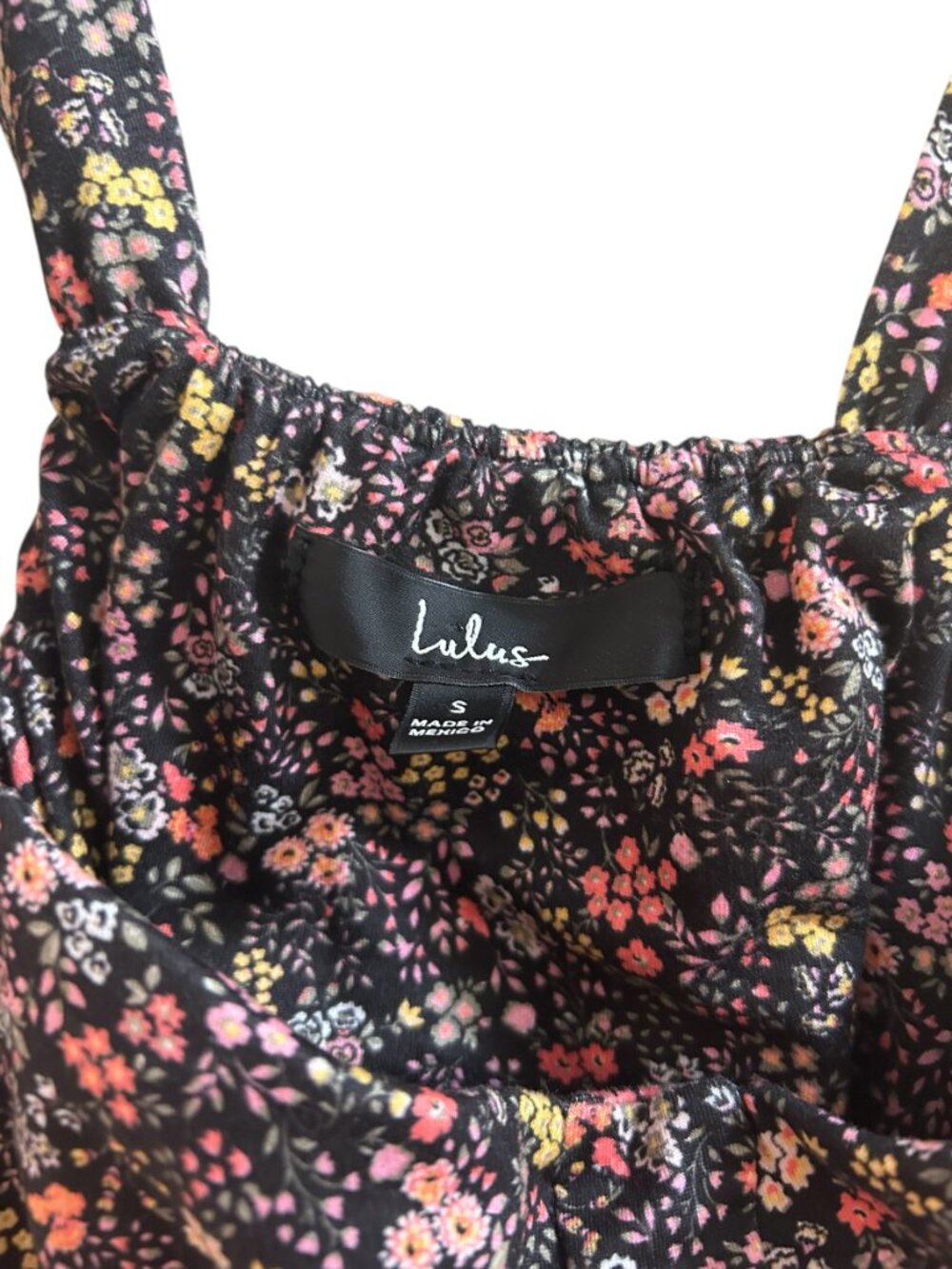Lulu’s Floral Two Piece Wide Leg Pant Set Size Small - Picture 9 of 16